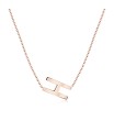 Letter H Silver Necklace SPE-5522